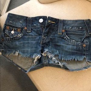 Original true religion jean shorts